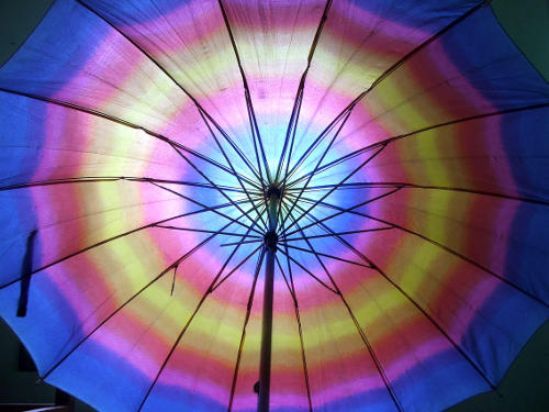 rainbow umbrella