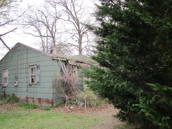 decaying house