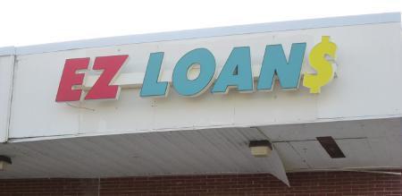 payday loan sign